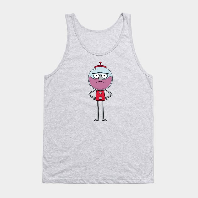 Benson - Regular Show Tank Top by striffle